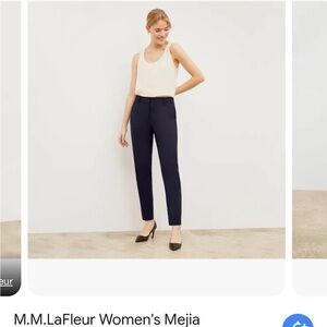 New with tags MM Lafluer Mejia Wool pant, black. Size 6